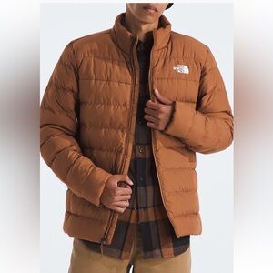 The North Face Men's Aconcagua 3 Puffer Jacket Burnt Umber Large